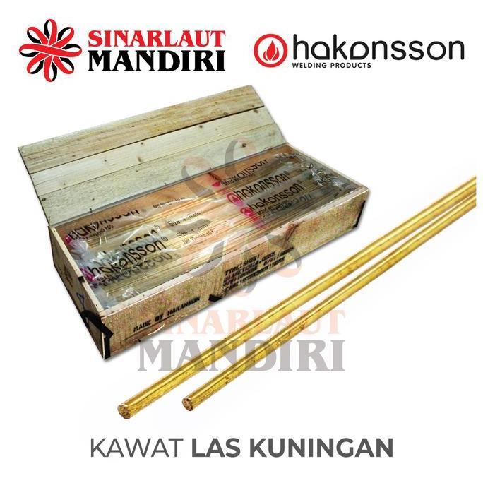 Kawat Las Kuningan HAKANSSON 4MM / Per 1 Batang