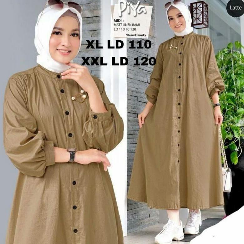 dress piya terbaru tunik kekinian pakaian wanita tunik masakini tunik malaysia longtunik terbaru baj
