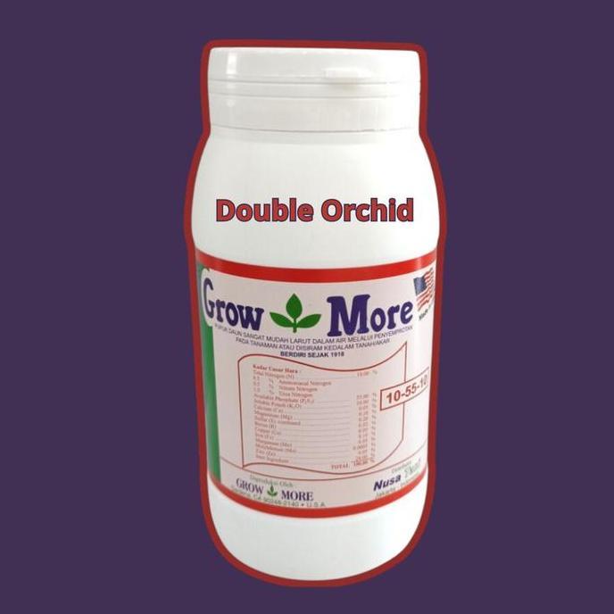 Terbaik Pupuk / Nutrisi NPK GrowMore Daun 32-10-10 (454gr) Akar Bunga Buah 454 Gram Kemasan Botol Pu