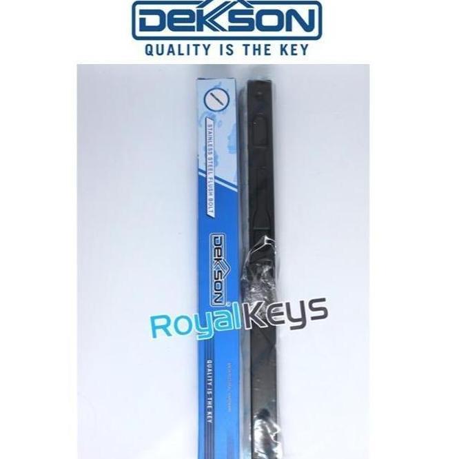 Flush Bolt Dekson Dekkson FB 040 12" Inch Hitam Grendel Slot Pintu