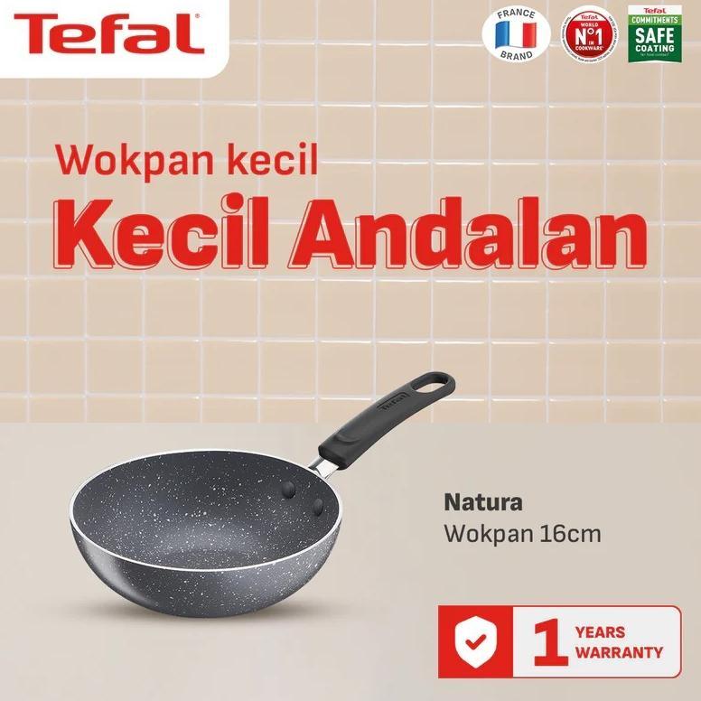 TEFAL Panci Penggorengan WOK 16CM - NATURA