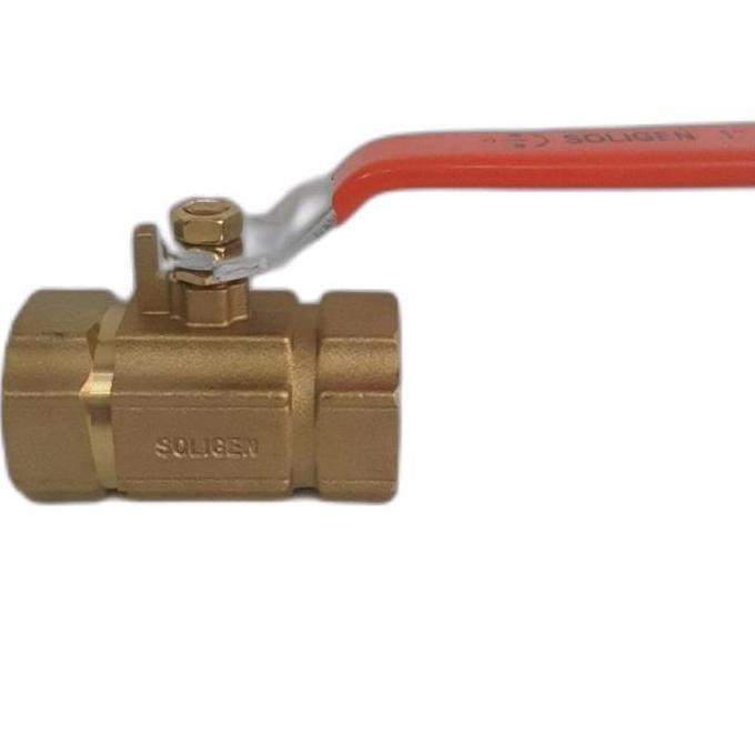 Stop kran / Ball valve Soligen Kuningan 1/2 inch