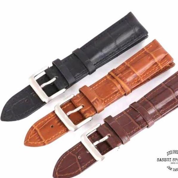 Orologi- Tali Jam Tangan Kulit Time King Leather Strap Time King