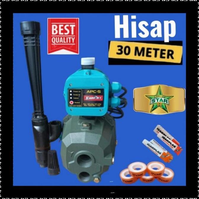 POMPA AIR JETPUMP 30 METER DAB SUMUR DALAM MDL JT288PAT WATERPLUS TERMURAH