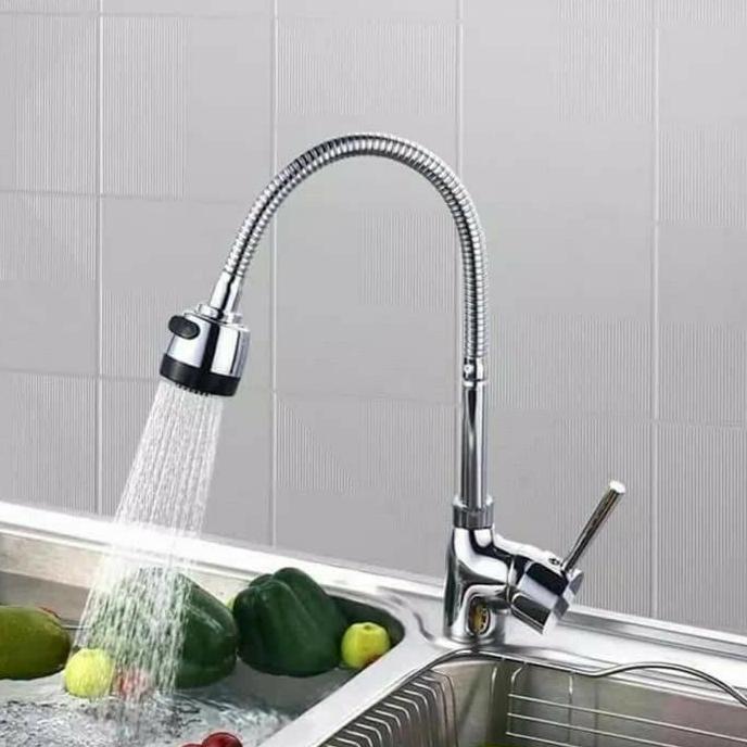 Kran sink flexible panas dingin dari meja/Kran dapur panas dingin meja