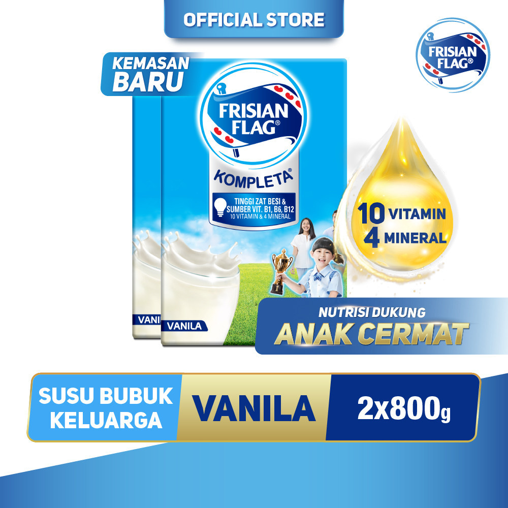 Frisian Flag Kompleta Vanilla 2 x 800 gr