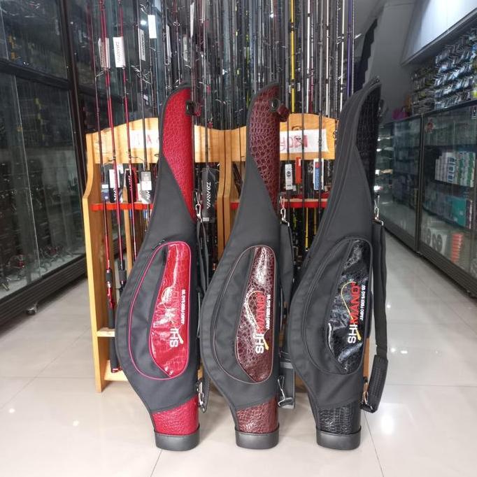 Veii- New- Tas Joran Hardcase Shimano Jumbo Panjang 100Cm/120 Cm - Tas Joran