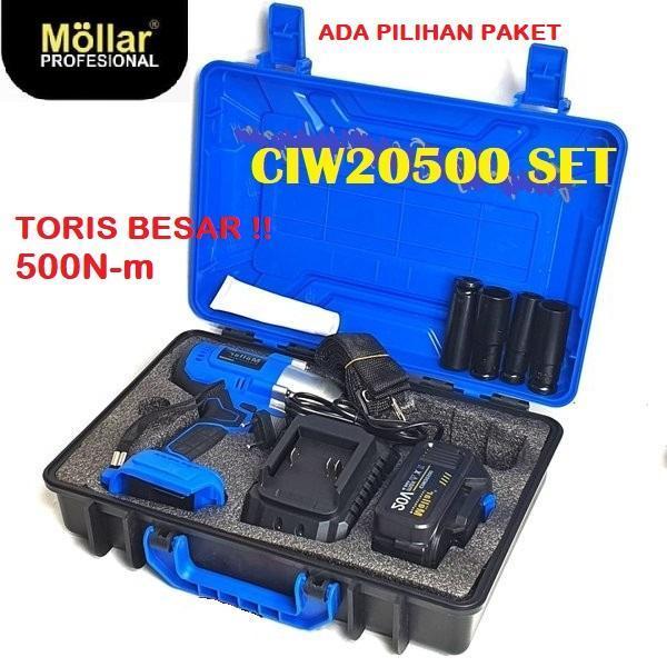 MOLLAR CIW20500 Cordless Impact Wrench Brushless 500 Nm / JLD 550 Nm