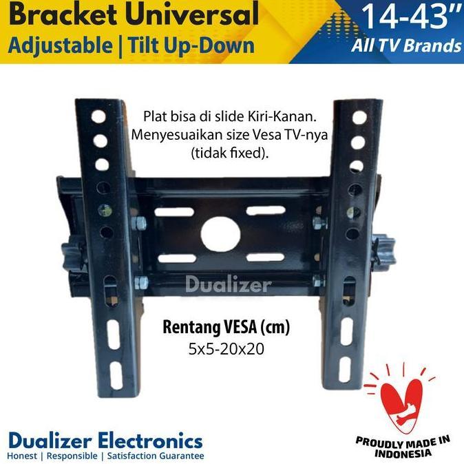 Bisacod,- Braket Bracket Tv Led 8 3 40 4 43 Inch Lg Samsung Xiaomi Mi Tv