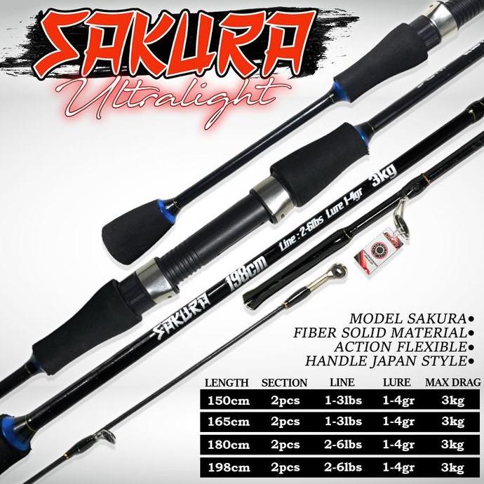 Joran UL Sakura Fiber solid 2-6lb