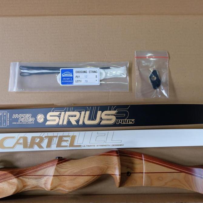 BUSUR CARTEL SIRIUS PLUS / BUSUR ANAK DEWASA | BUSUR KAYU / BUSUR STANDARD NASIONAL BOW | ALAT PANAH