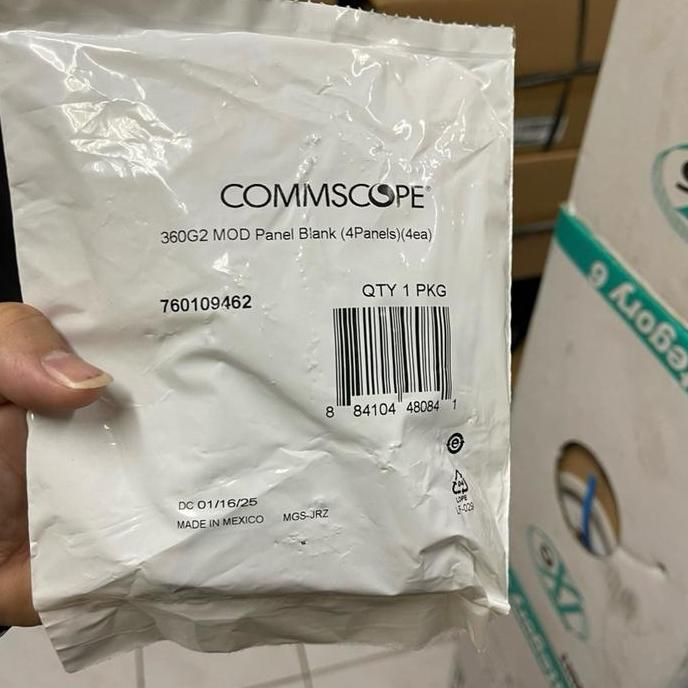 COMMSCOPE SYSTIMAX 360G2-MOD-BLANK-4PK BLANK PANEL UNTUK TUTUP OTB 360G2 BEST SELLER