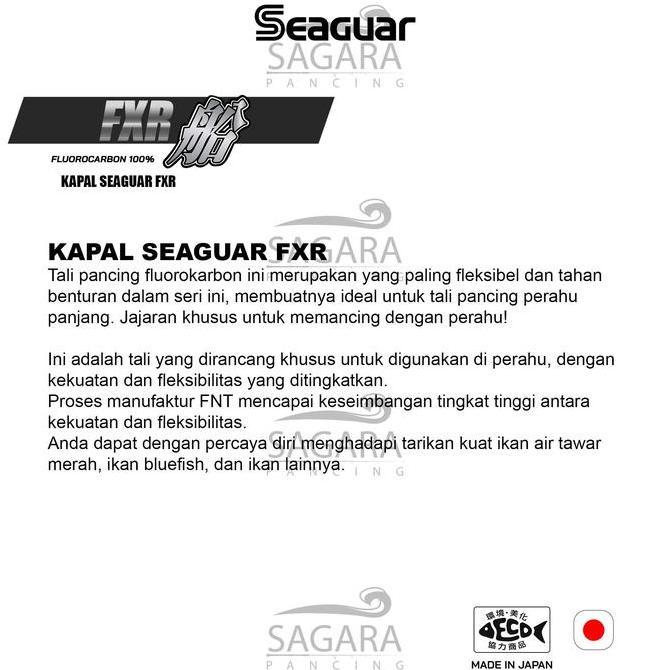 Senar Leader Seaguar FXR 100% FluoroCarbon Senar Pancing