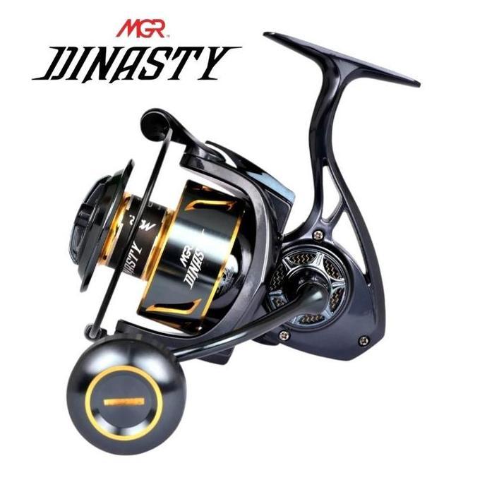 Maguro Dinasty Spinning Reel Reel Pancing Saltwater & Freshwater Premium, Body Aluminium, Drag Kuat,