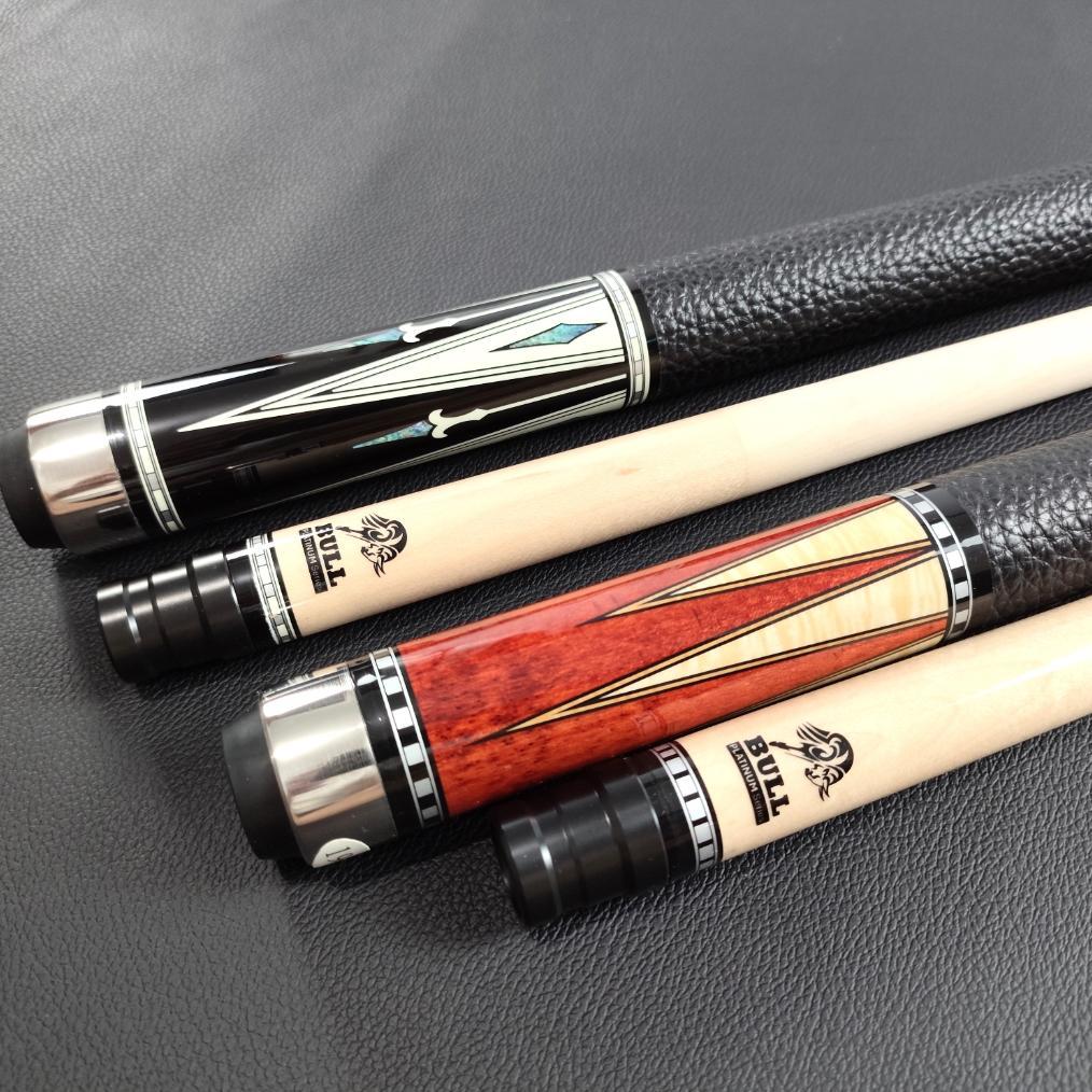 BEST SALE Stick Billiard BULL AK Series Leather Grip 12.5mm by #F*RY# maple Shaff