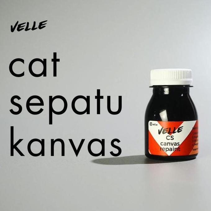 Scarpa- Cat Sepatu Kanvas Permanen Anti Luntur & Anti Tembus Cat Ulang Sepatu & Topi | Velle Cs