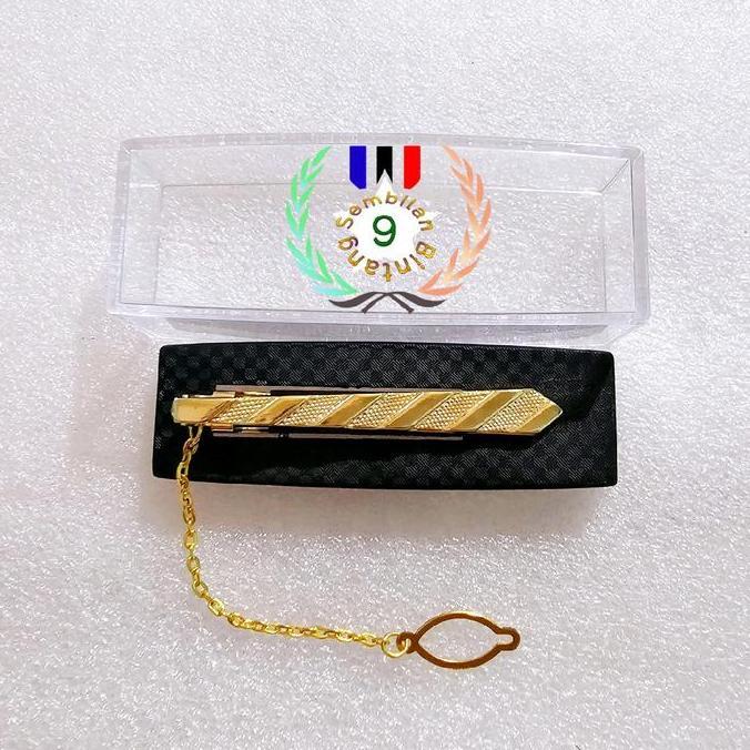 Elleria- Jepit Dasi Motif Dasi Jepitan Dasi Tie Clip