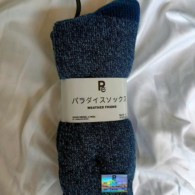Scarpa- Kaus Kaki Winter Wool Halus Lembut Super Tebal (Anti Bakteri) Pria Dan Nita Kaos Kaki Import