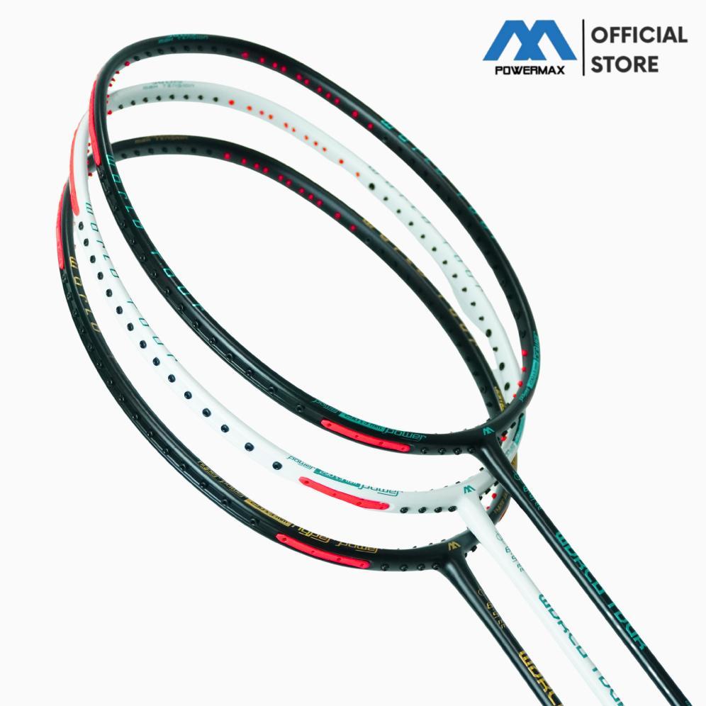 BESTPROMO POWERMAX RAKET BADMINTON WORLD TOUR 4U 36 LBS ULTRA HIGH MODULUS CARBON GRAPHITE RINGAN AL