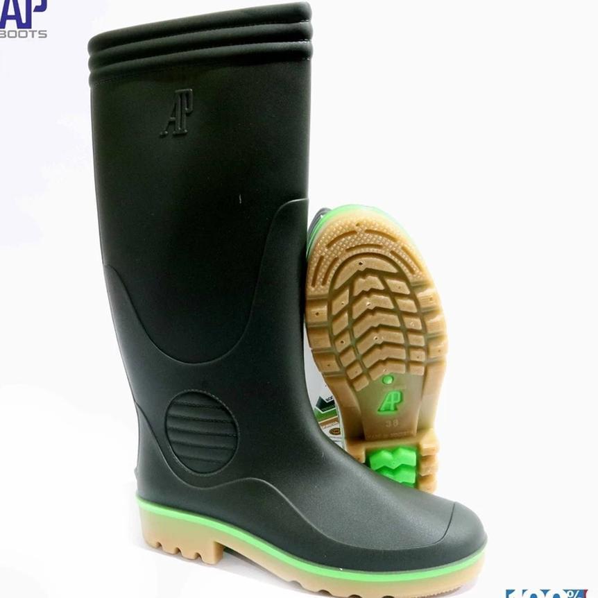 Sepatu Ap Boots Terra Eco 3 Hitam - Ap Terra Eco 3 Karet Tinggi Hitam - Ap Boots Terra Eco 3 Hitam