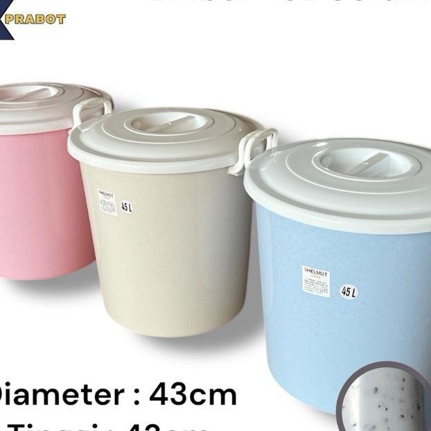 Ember Tutup Hyper Ceramic 45 Liter - Kprabot / Ember Mandi / Bak Mandi / Ember Jumbo / Ember Plastik