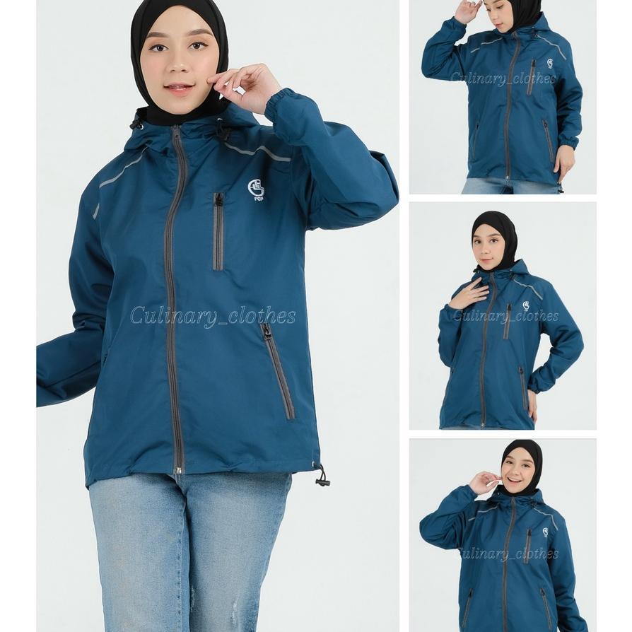 Jaket Pria Wanita Parasut Jumbo Waterproof Original Fcf / Jaket Gunung Pria Waterproof Fcf