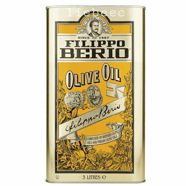 O Oil Filippo Berio Berio Minyak Zaitun 3 Liter