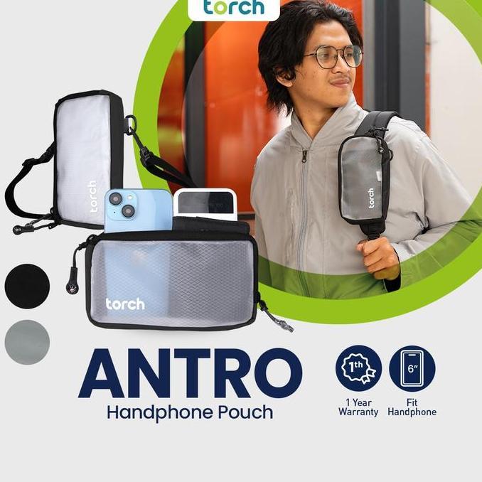 TORCH Tas Pouch Antro - Sling Bag Mini Anti Air Transparan Outdoor Air Pria Wanita