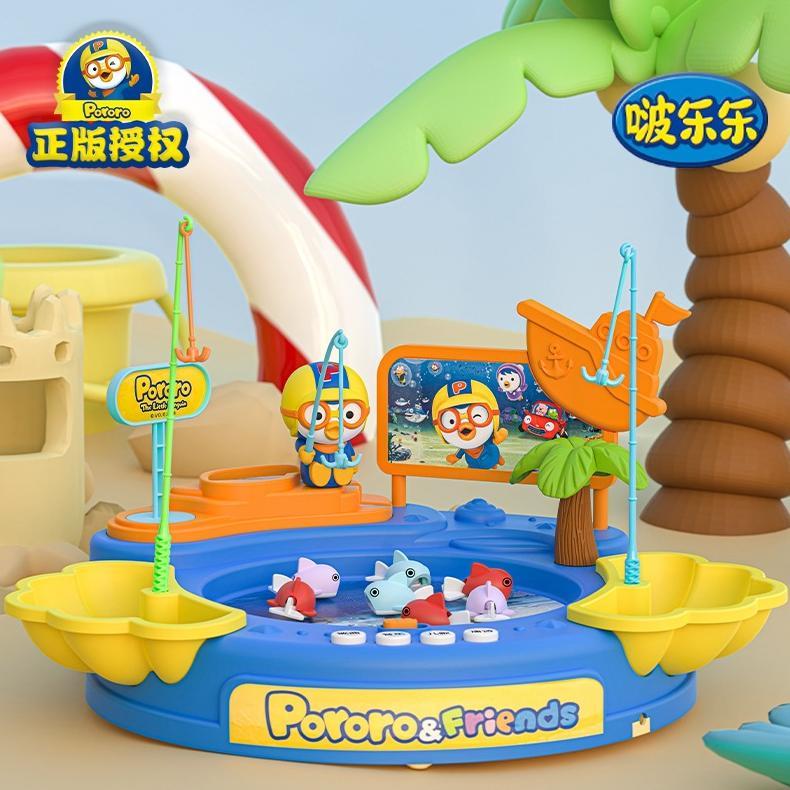 Mainan Kado Anak / Toys / Mainan anak anak pororo fishing pancing ikan versi bulat Mainan Edukasi an