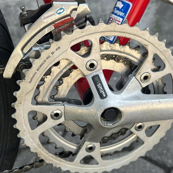 Alpinestars Cro Mega Dx T26 Sepeda Fullbike Mtb Vintage 26 Alpinestar Cromega Merah Red Shimano Seco