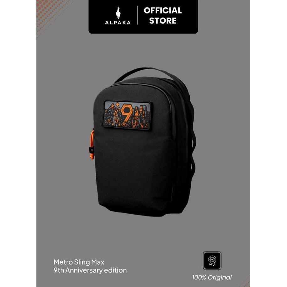 Alpaka Metro Sling Max 9th Anniversary Limited Edition with Patch Tas Selempang Pria