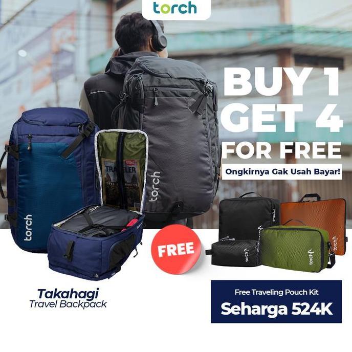 Torch Bundling Special Takahagi Travel Backpack Free 4 Packing System