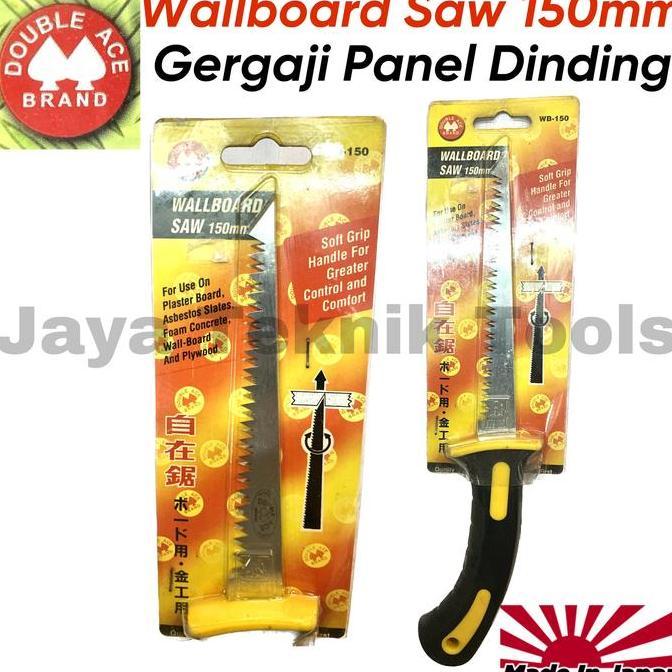 Gergaji Wall Board 150 mm Panel Dinding Double Ace Plaster Board Foam Diskon
