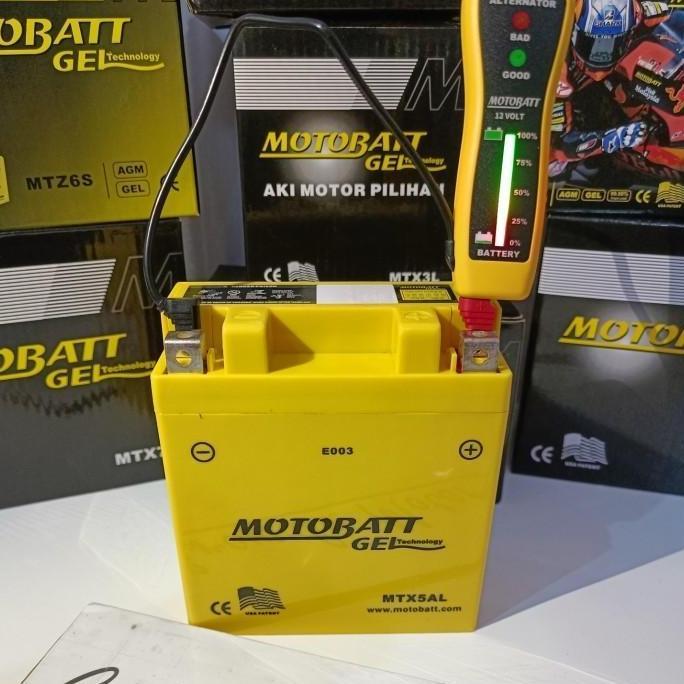 AKI MOTOR MOTOBATT YAMAHA ALFA / CRYPTON / SIGMA MTX5AL READY