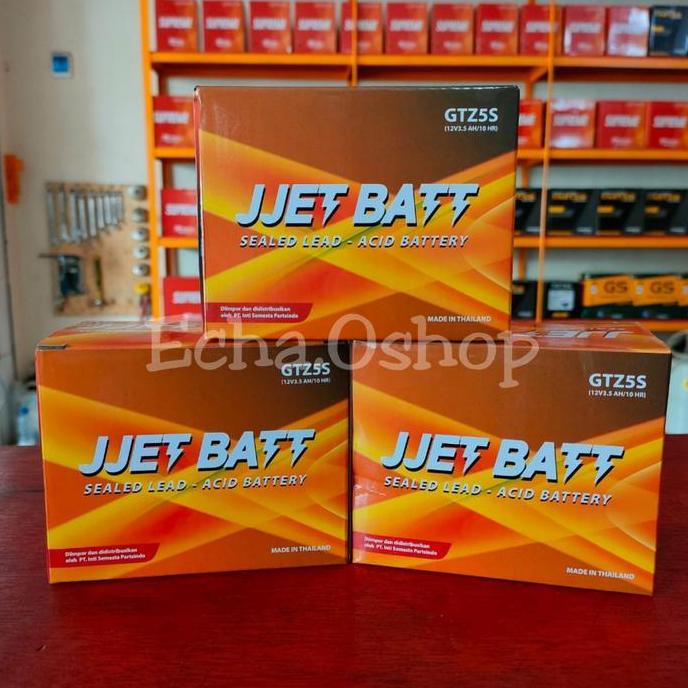 AKI JJET BATT GTZ5S / AKI MOTOR BEAT / AKI MOTOR MIO SCOOPY TERMURAH