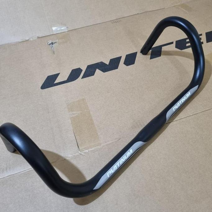 Stang Balap Fixie Drop Bar Standar 25.4 Alloy Platinum