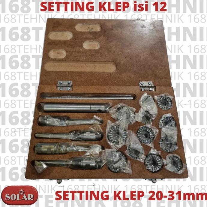 SETTING KLEP 20-31MM / SETTING KLEP MOTOR / SELTING KLEP ISI 12 PCS