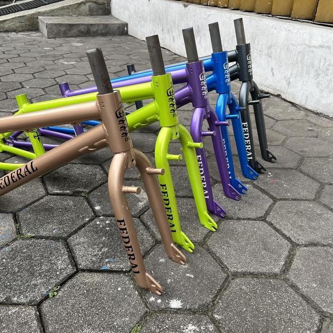 Frame Bmx Alloy Flatland Federal Dlx Flybikes 20 Inch Frameset Nos