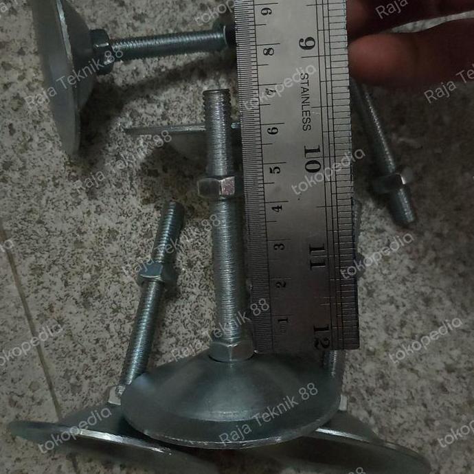 kaki meja m8 x 70 Kualitas Bagus / Foot adjuster m8 / adjuster foot m8