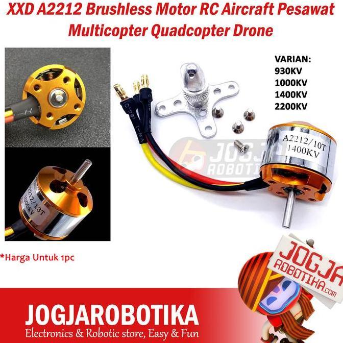XXD A2212 Brushless Motor RC Aircraft Pesawat Multicopter Quadcopter Drone