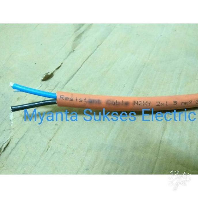 Kabel FRC 2x1,5 2x1.5 mm Meteran KMI Metal Kabelmetal