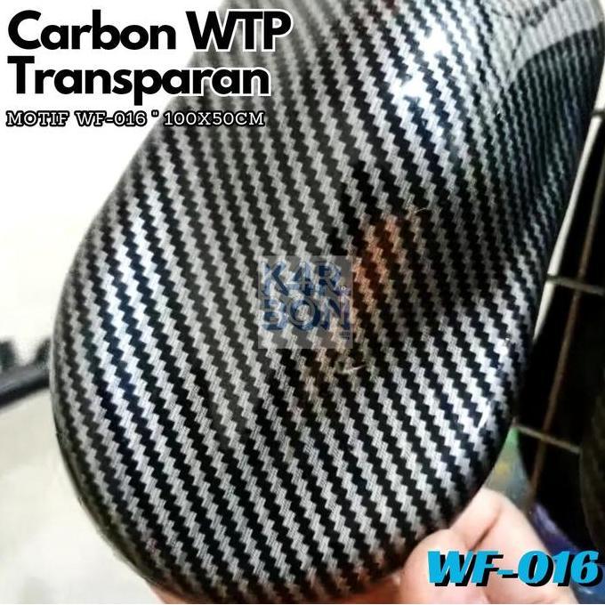 Carbon Celup WTP Water Transfer Film Transparan