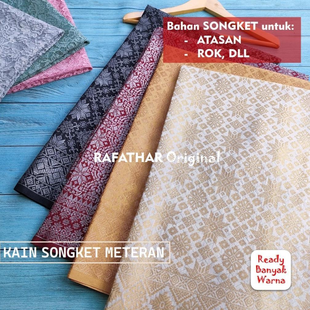 BESTPROMO KAIN SONGKET PALEMBANG SONGKET METERAN KAIN SONGKET METERAN BAKAL ROK SONGKET KAIN TENUN S