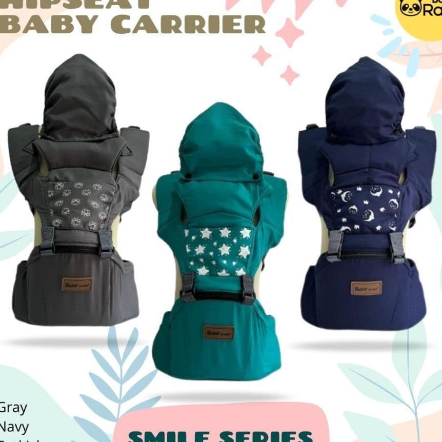 Baby Smile - Hipseat Gendongan Bayi Premium Multifungsi Smile Series
