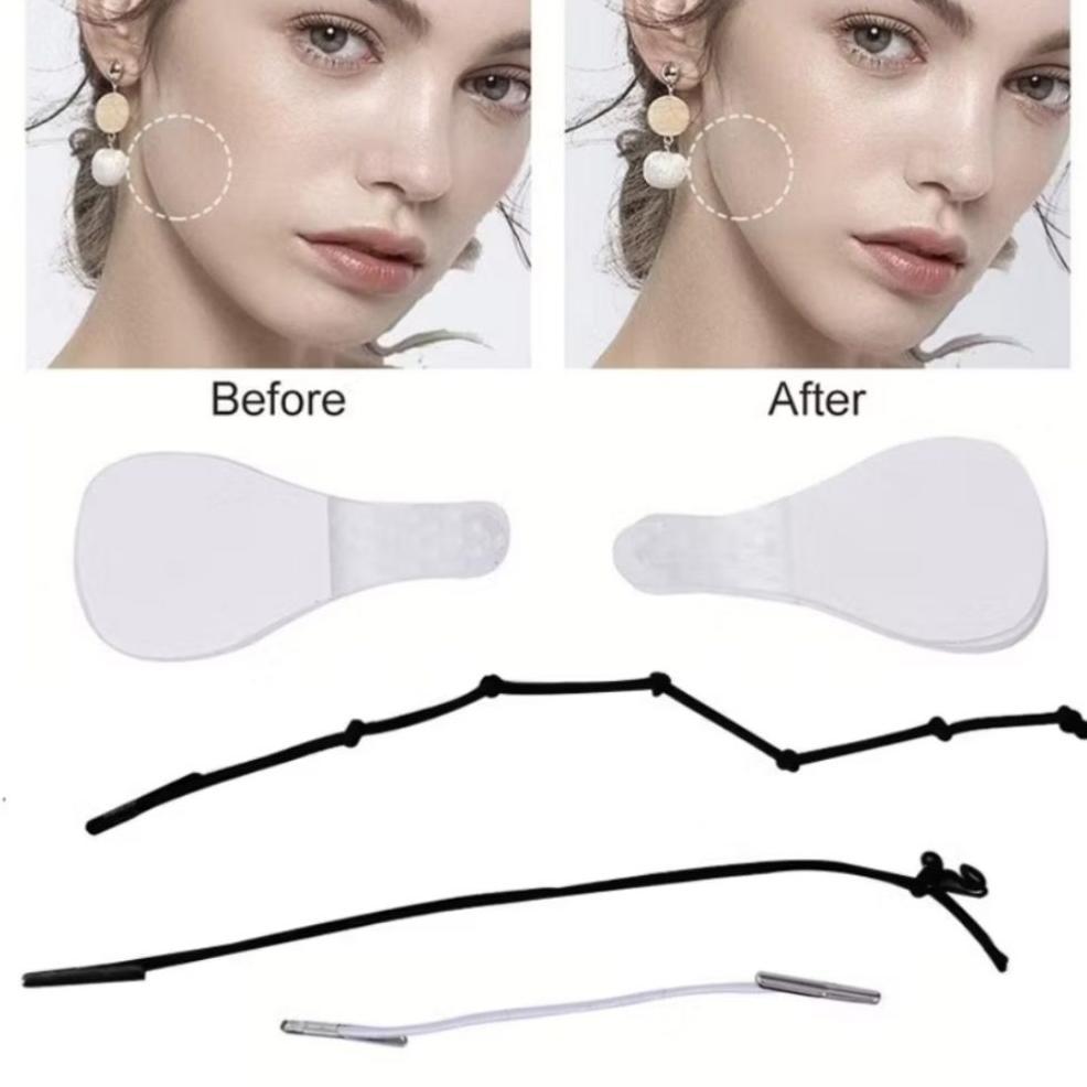 40 Pcs Stiker Pengencang Wajah Penghilang Kerut Instant Face Lift