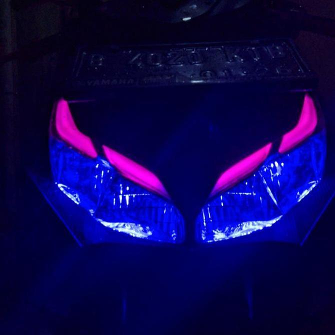 paket led alis sen running + devil eyes all new aerox155 connected
