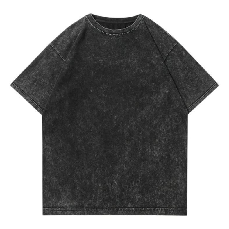BIG PROMO KAOS POLOS OVERSIZE HITAM CATTON 24S WASHED PREMIUM DISTRO WASHING SANDWASH