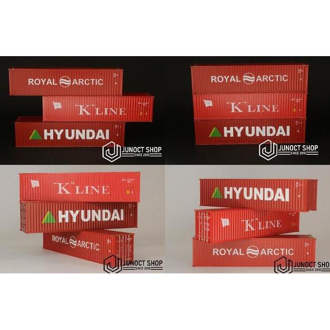 GERBONG KONTAINER K-LINE SKALA HO 1:87 1/87 40 KAKI : MINIATUR / MAKET JUN27