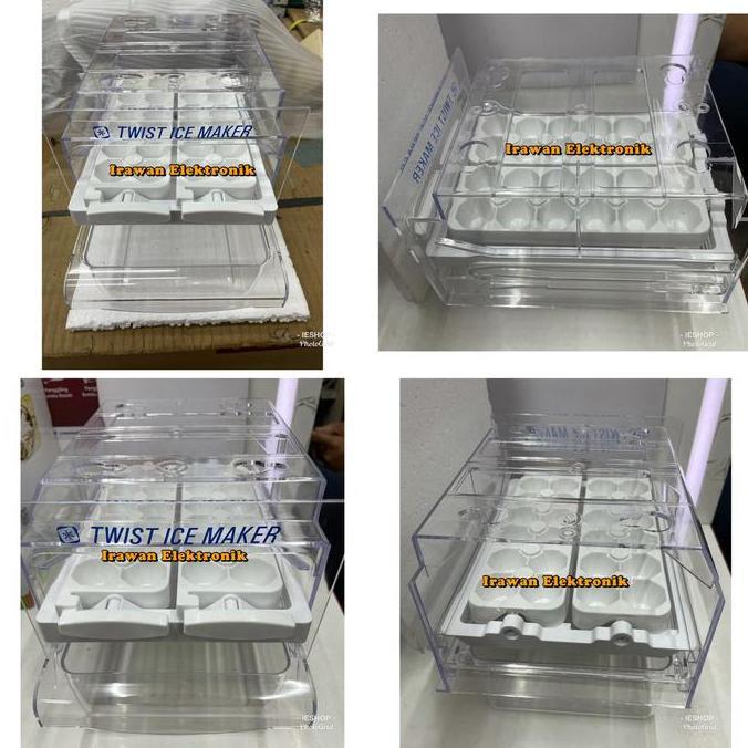 Twist Ice Maker Kulkas Kotak Putaran Es Batu PROMO MURAH