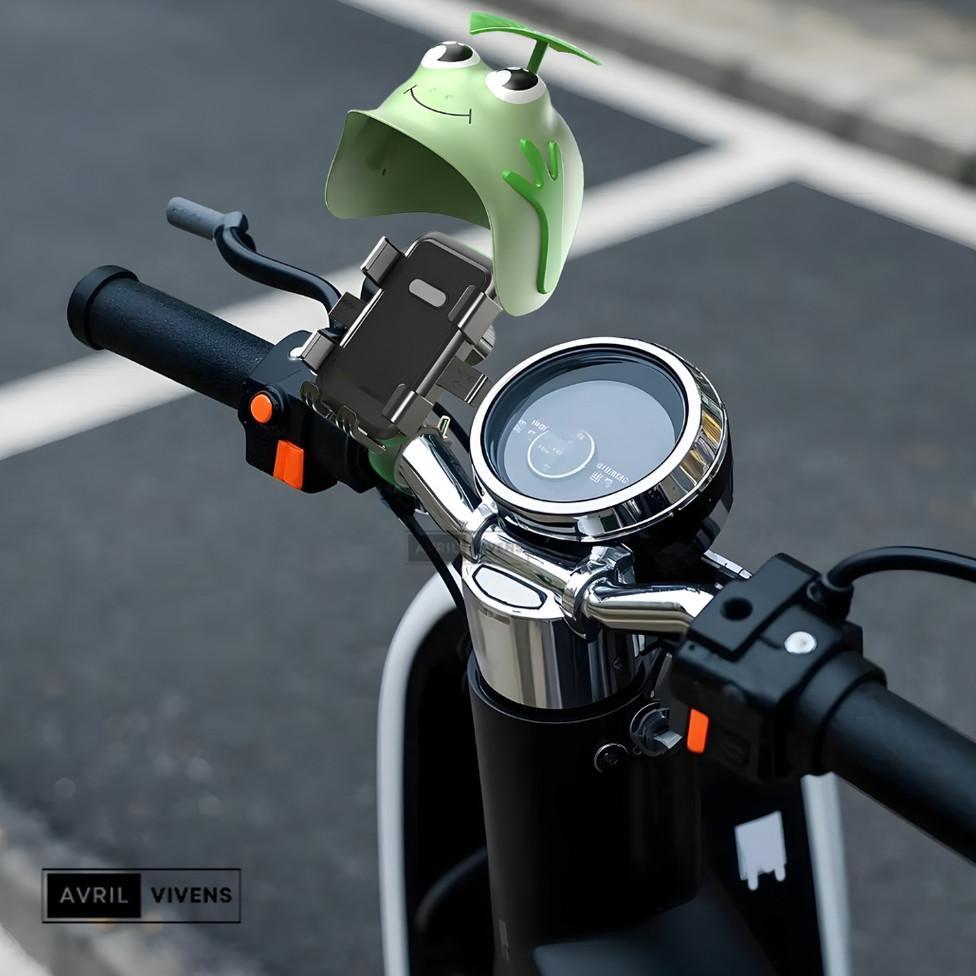 [Avv] Phone Holder Motor Helm Katak Dudukan Hp Anti Goyang Untuk Stang Motor